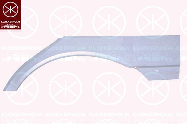 Reparaturblech Kotflügel hinten