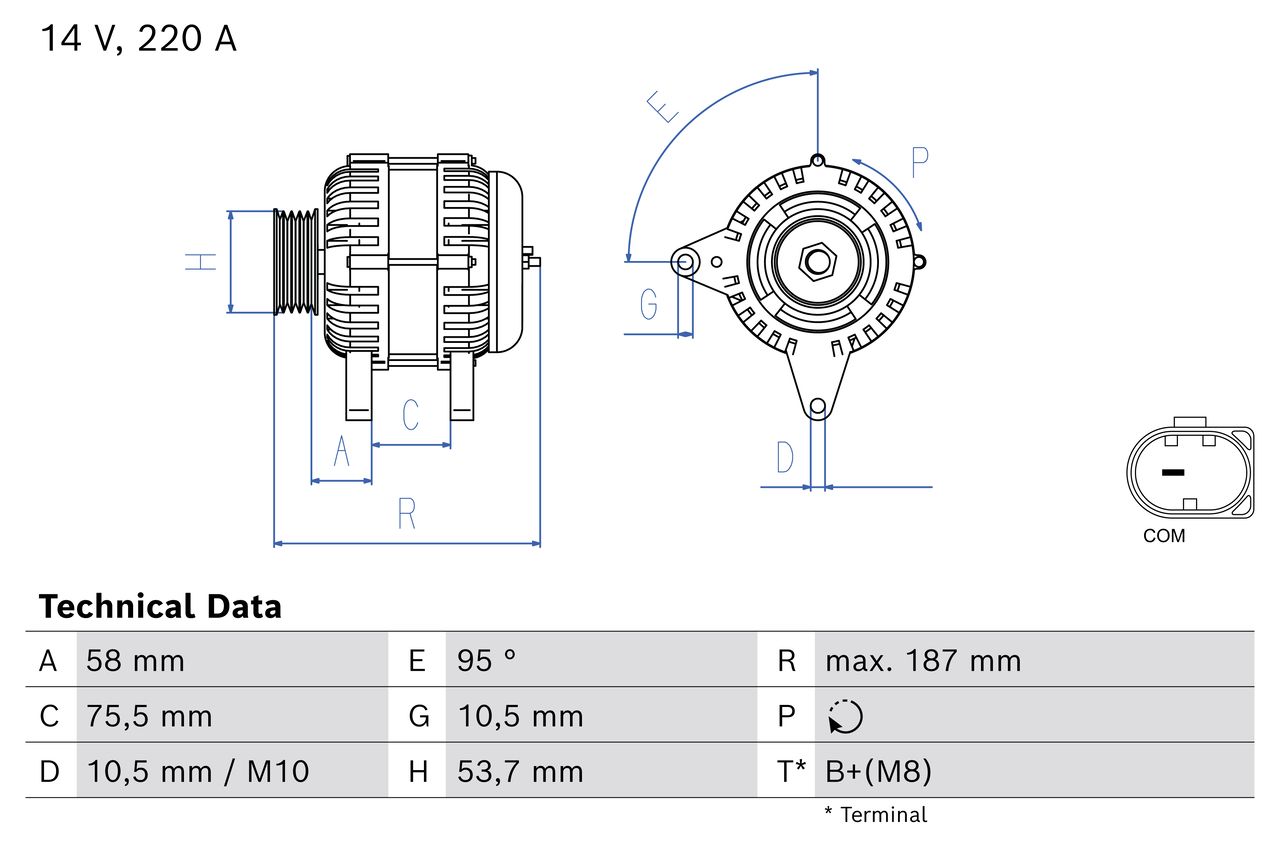 Lichtmaschine Generator