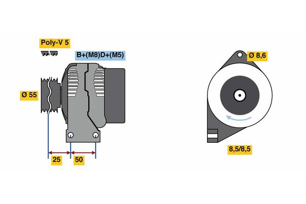 Lichtmaschine Generator