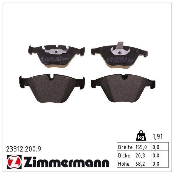Bremsbelag Satz Bremsscheibe Scheibenbremse