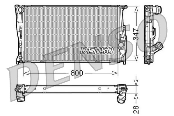 Kühler Wasserkühler Motorkühler