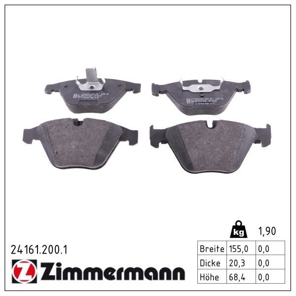 Bremsbelag Satz Bremsscheibe Scheibenbremse