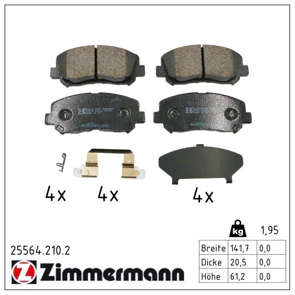 Bremsbelag Satz Bremsscheibe Scheibenbremse