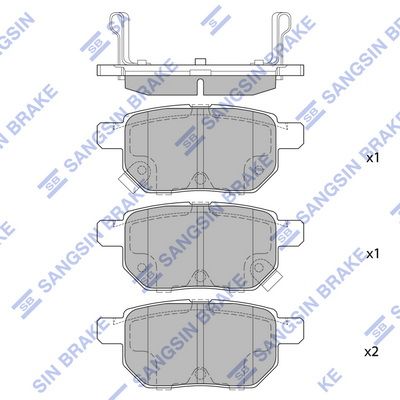 Bremsbelag Satz Bremsscheibe Scheibenbremse