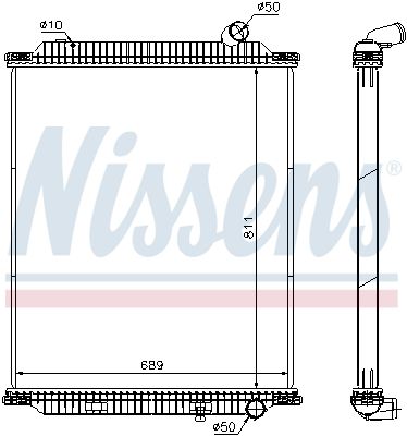 Kühler Wasserkühler Motorkühler