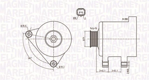 Lichtmaschine Generator