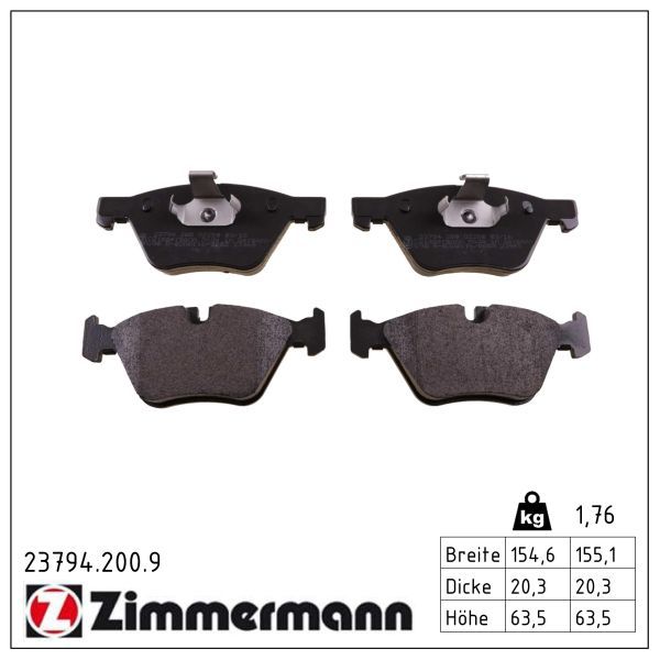 Bremsbelag Satz Bremsscheibe Scheibenbremse