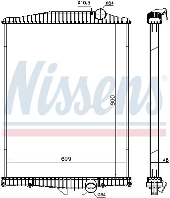 Kühler Wasserkühler Motorkühler