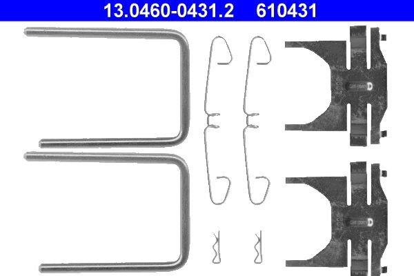 Zubehör Satz Scheibenbremsbelag