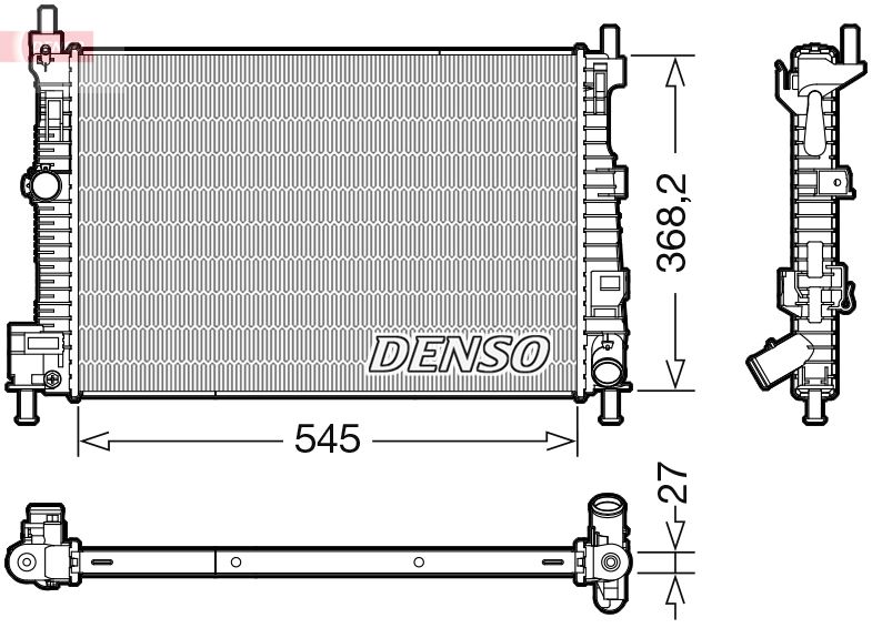 Kühler Wasserkühler Motorkühler
