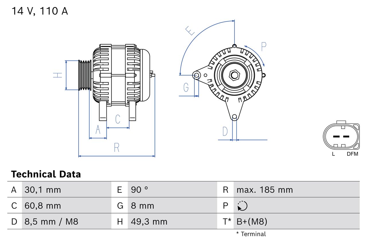 Lichtmaschine Generator