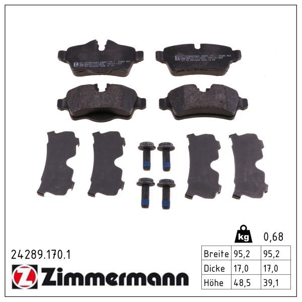 Bremsbelag Satz Bremsscheibe Scheibenbremse